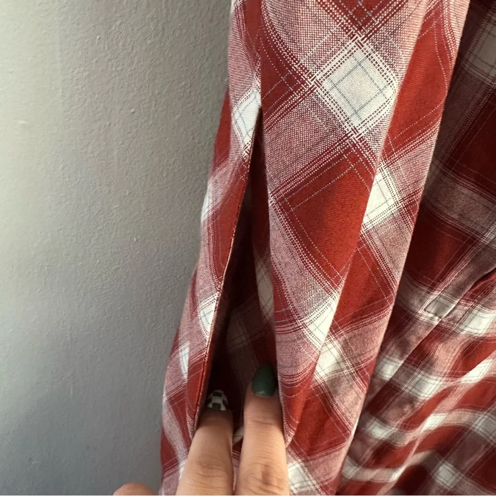 2x women’s gingham plaid off shoulder midi dress royal monk 3x 2xl 3x retro - Picture 5 of 7